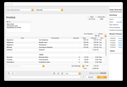 get old bills out of quickbooks for mac